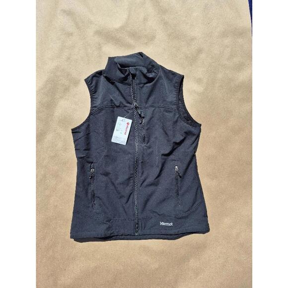 Marmot Jackets & Blazers - Marmot Tempo Vest for Women Black Large New w/Tags Softshell $90 MSRP